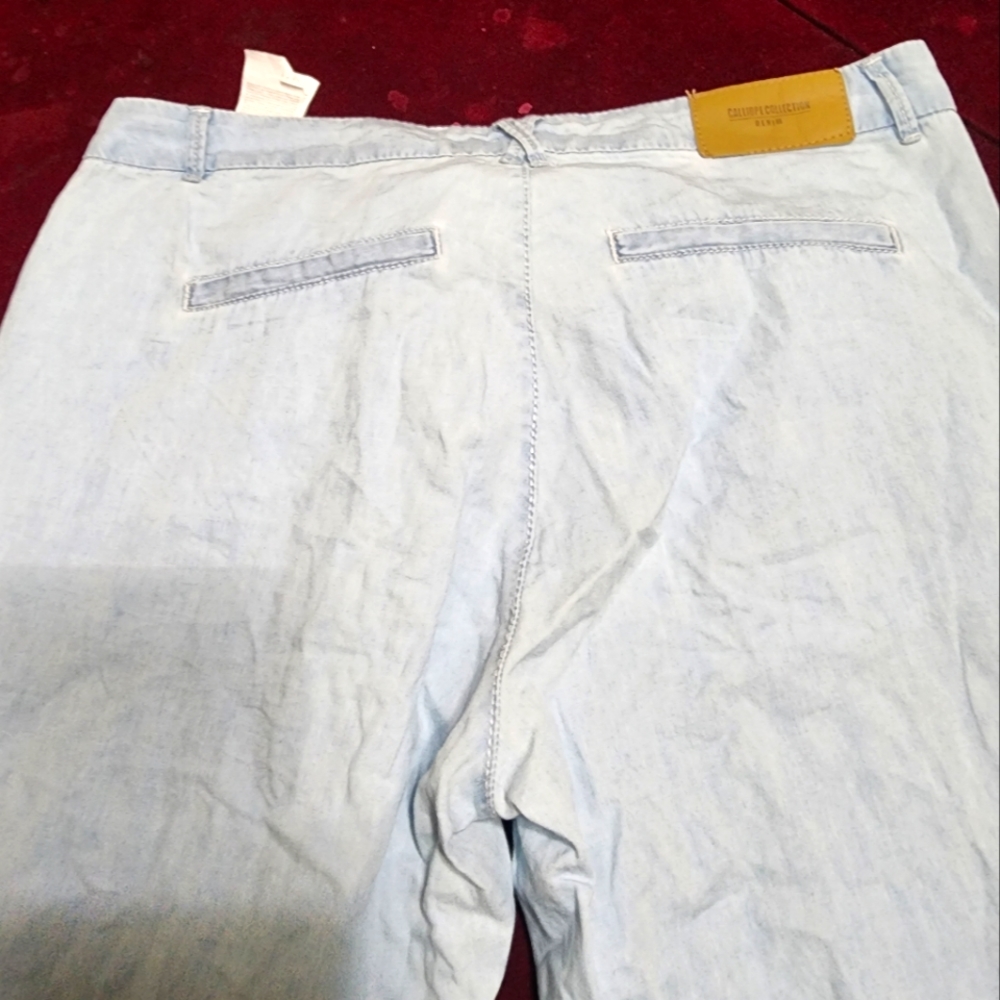 NWOT ... Calliope Collection Denim light blue pants - Picture 11 of 12